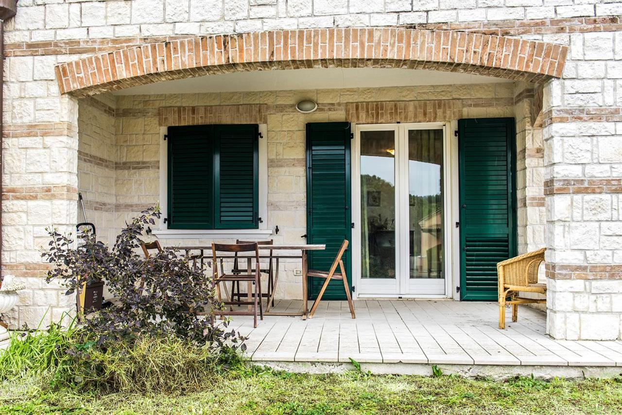 S287 - Sirolo, Villetta Con Giardino Vicino Al Centro ภายนอก รูปภาพ